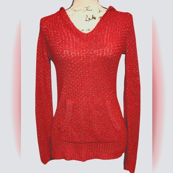 Style & Co. Tops - Style & Co Hot Pink Hooded Long Sleeve